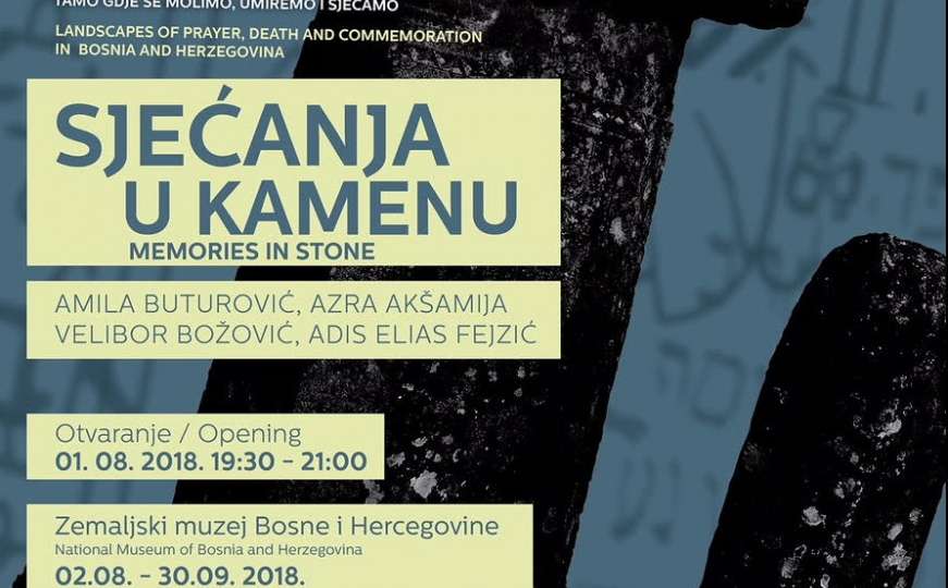 "Sjećanja u kamenu", izložba u ljetnom programu Zemaljskog muzeja BiH